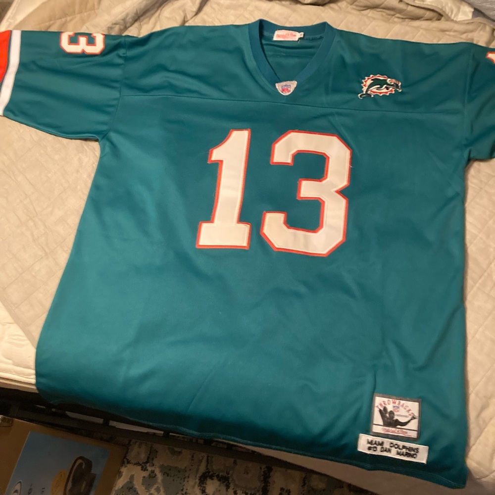 Mitchell & Ness Teal Dolphins Jersey